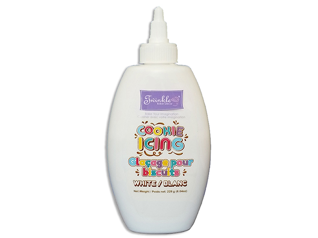 Twinkle Cookie Icing - 228gram ~ WHITE-0