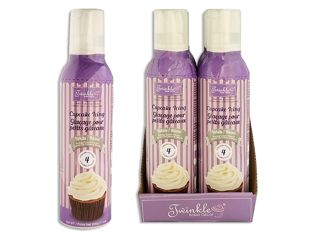 Twinkle Cupcake Icing - 200gram ~ WHITE-0