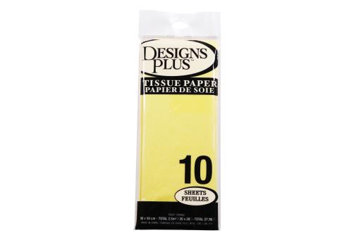 Tissue Paper - LEMON YELLOW ~ 10 per pack-0