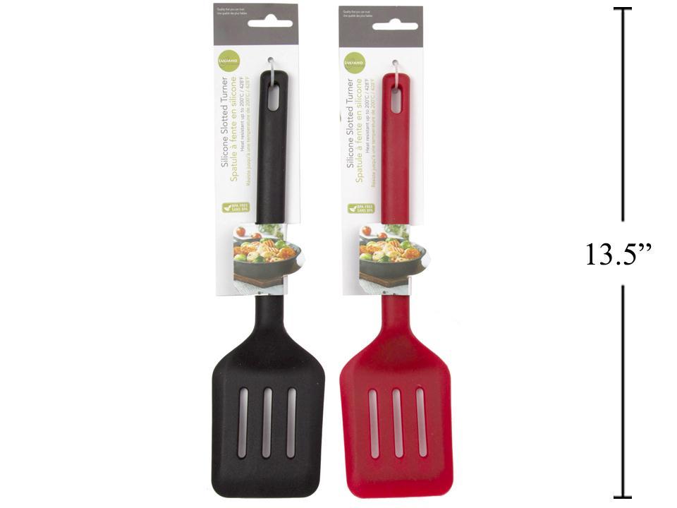 Luciano Silicone Slotted Turner ~ 11.75"L-0