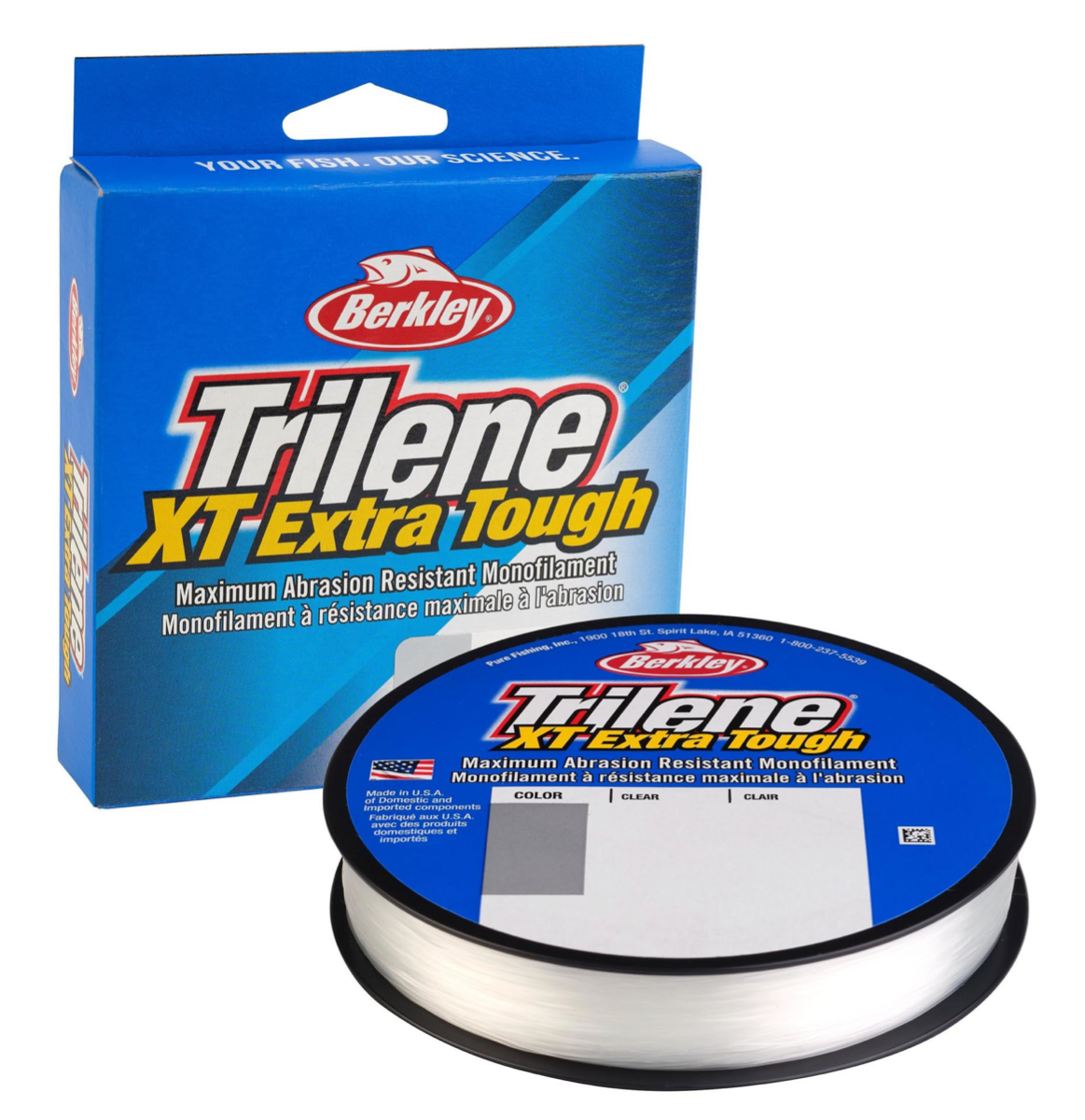 Berkley Trilene XT Extra Tough Fishing Line ~ Clear ~ 300yards ~ 10lb-0