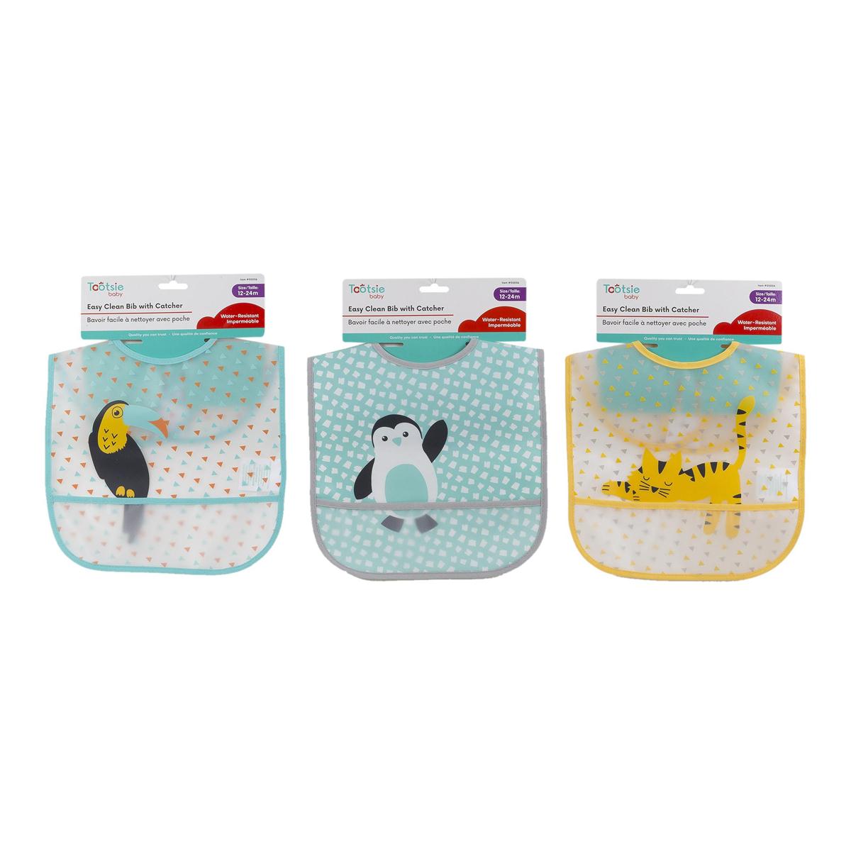 Tootsie Baby PEVA Bib with Catcher-0