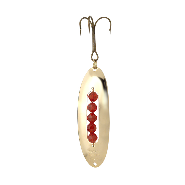 Lucky Strike Beaded Back Wobbler 1.75" ~ Gold-0