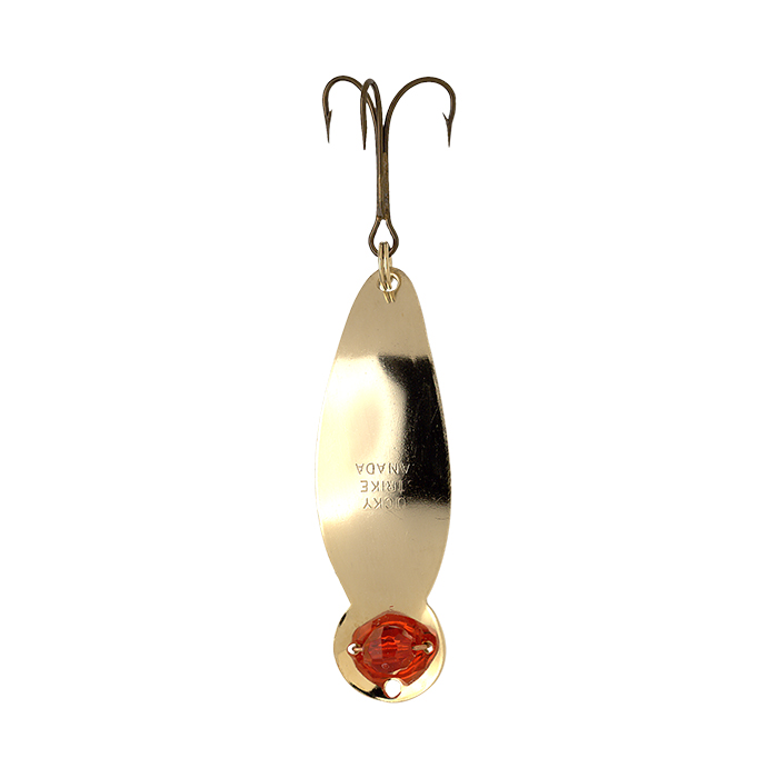 Lucky Strike Scarlet Eye Wobbler 1.75" ~ Gold-0