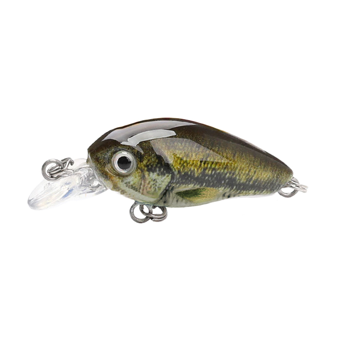 Lucky Strike Panfish Plug - 1.75" ~ Yellow Perch-0