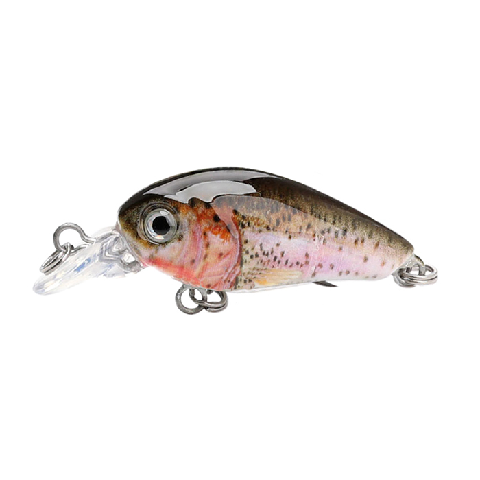 Lucky Strike Panfish Plug - 1.75" ~ Brook Trout-0