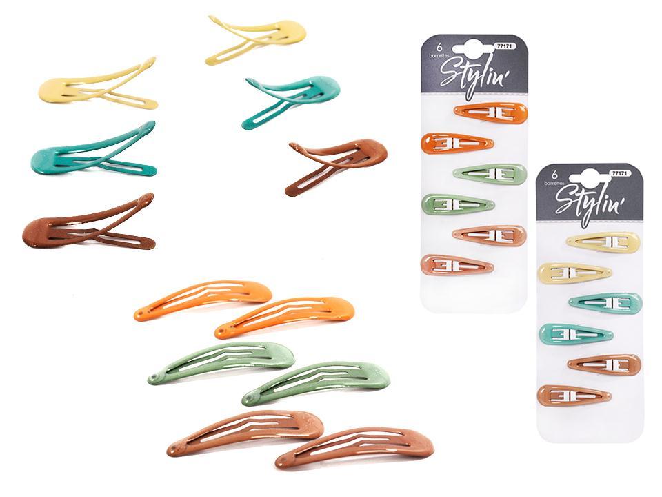 Stylin Snap Clips - Neutrals ~ 6 per pack-0