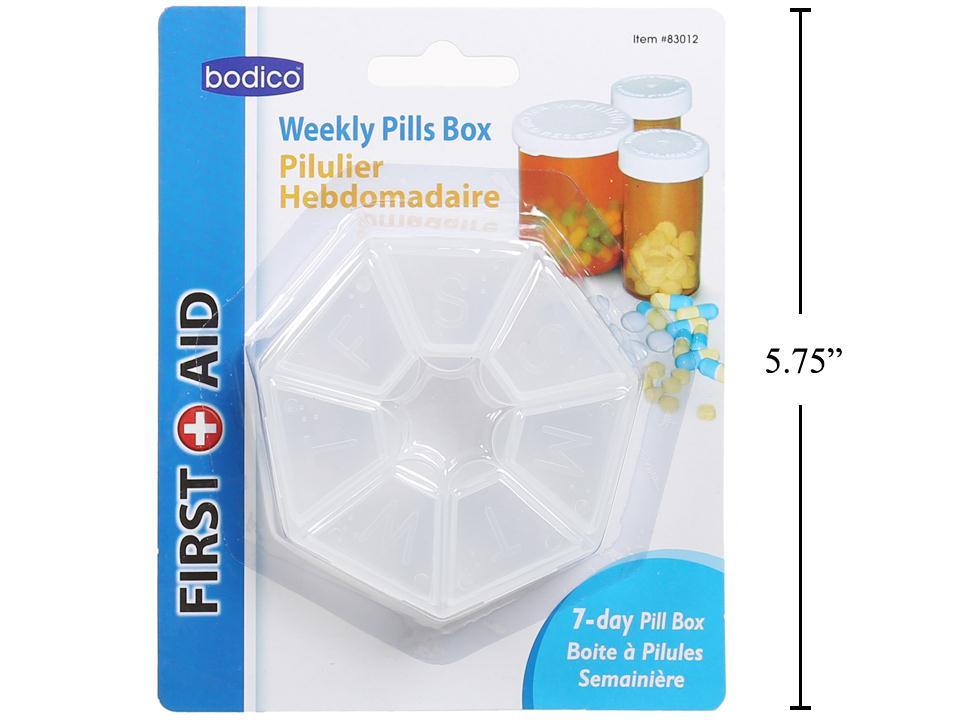 Bodico Weekly Pills Box ~ 3"-0