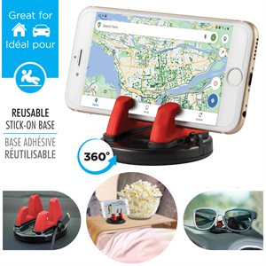 elink 360 Degree Rotating Anti-Slip Car / Desktop Cell Phone Holder-0