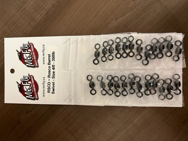 Rosco Barrel Swivel - Size 4/0 - 350lbs ~ 24 per card-0
