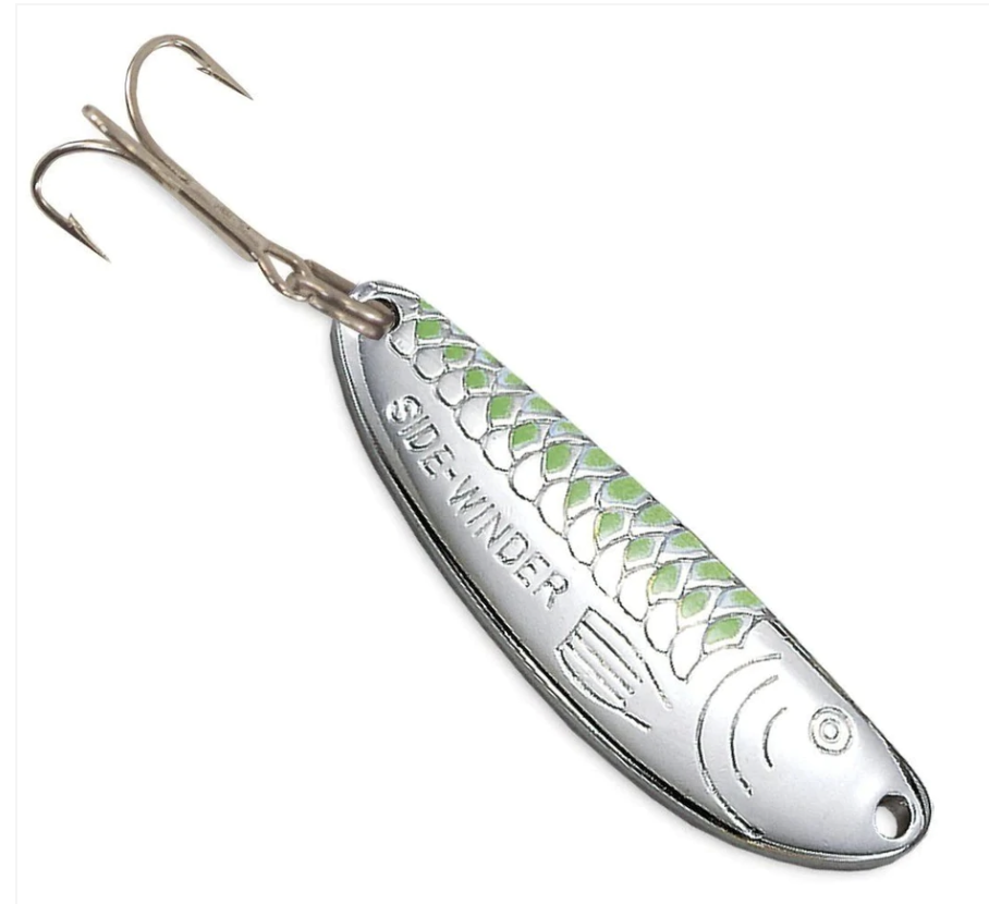 ACME Side-Winder - 1/8oz ~ Nickel Chartreuse Stripe-0