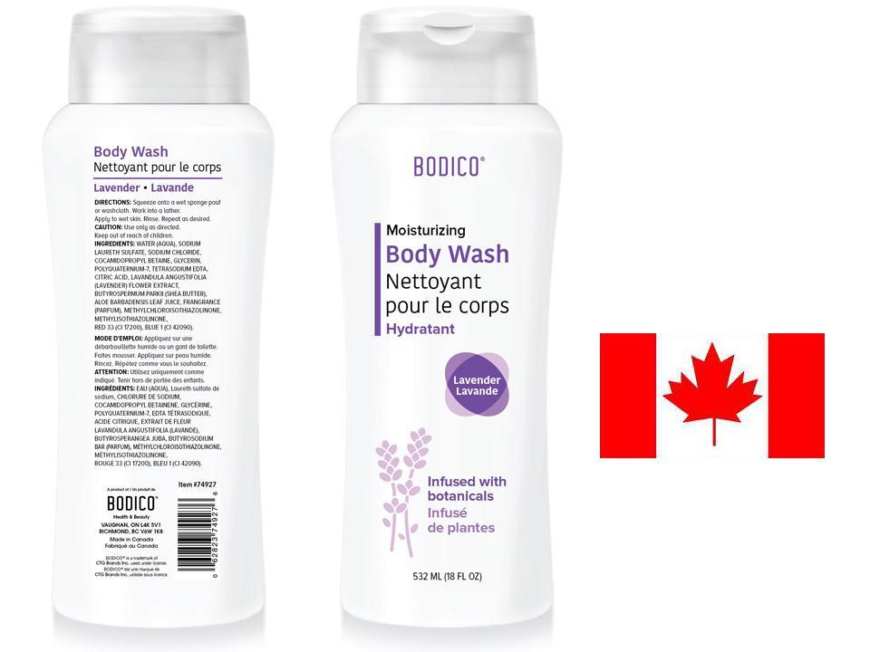 Bodico Lavender Body Wash ~ 532ml bottle-0