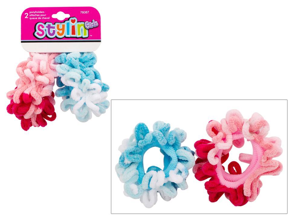 Stylin Girls Loopy Hair Scrunchies ~ 2 per pack-0