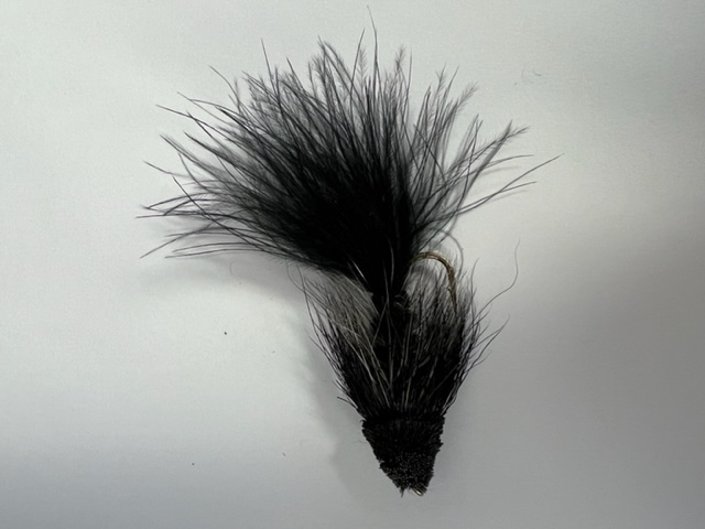 Black Bugger Muddler Streamer -0