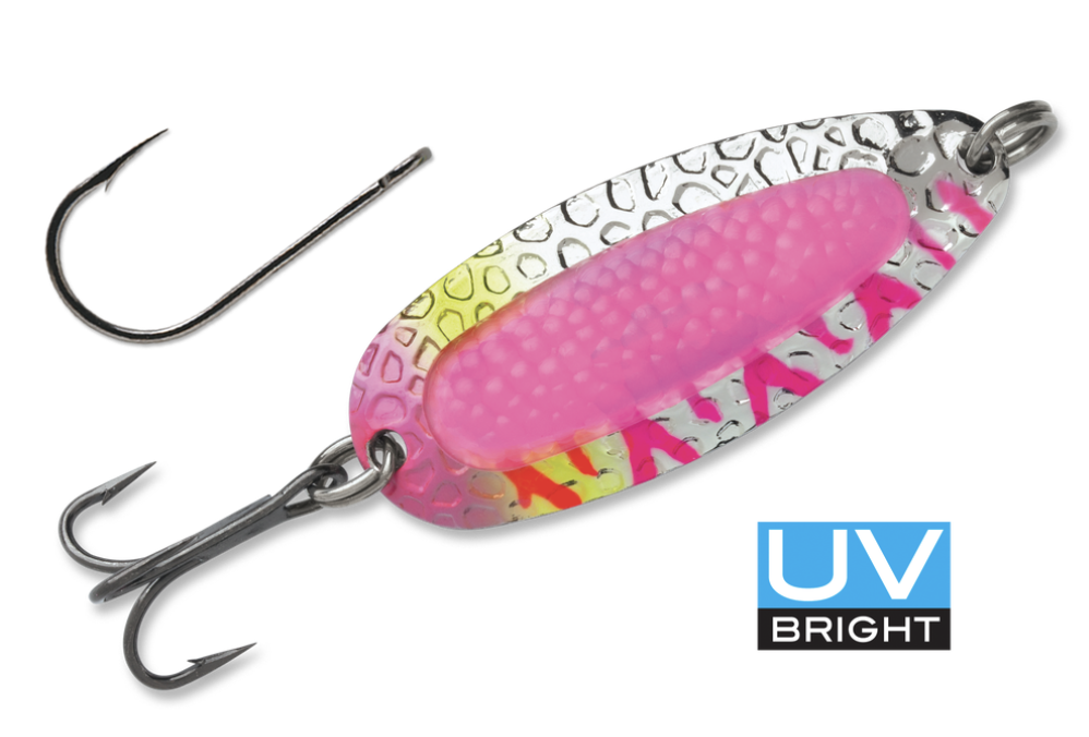 Blue Fox Pixee Spoon #1 - 1/4oz ~ Fluorescent Pink UV-0