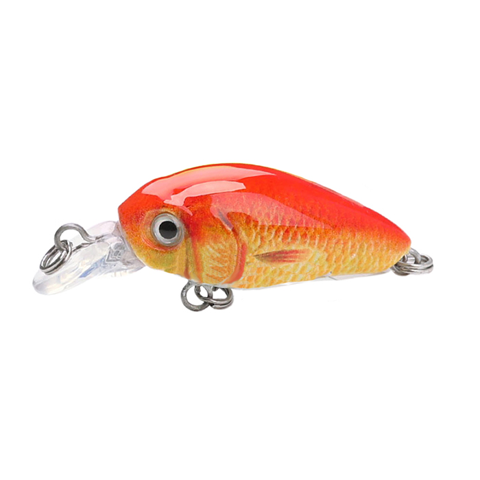 Lucky Strike Panfish Plug - 1.75" ~ Goldfish-0