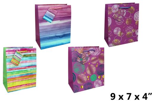 Medium Gift Bag ~ Circles & Stripes-0