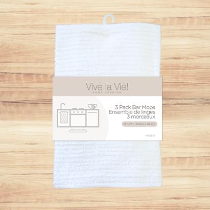Bar Mops - 16" x 19" ~ 3 per pack-0