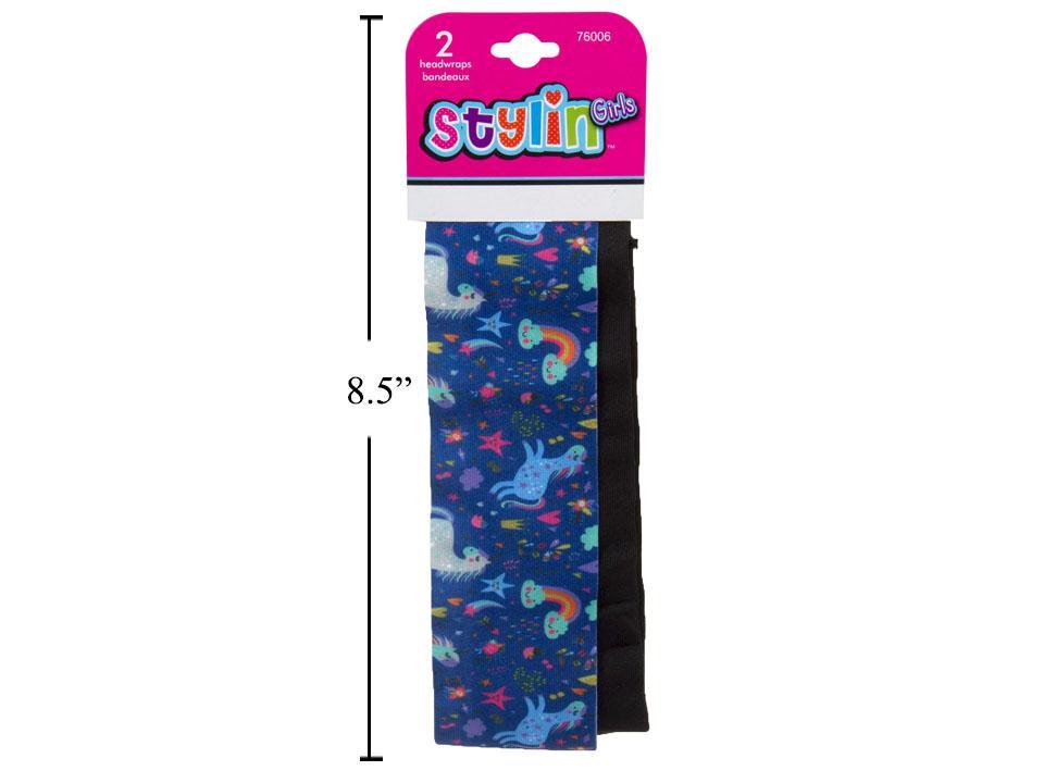 Stylin' Girls Fabric Headwraps ~ 2 per pack-0