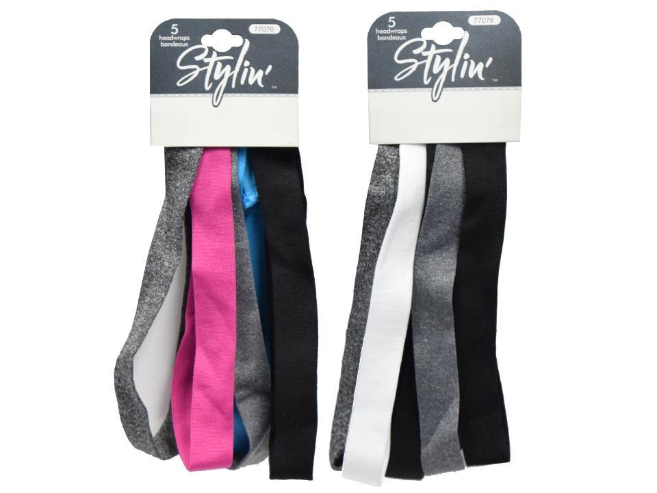Stylin' Stretch Headwraps ~ 5 per pack-0