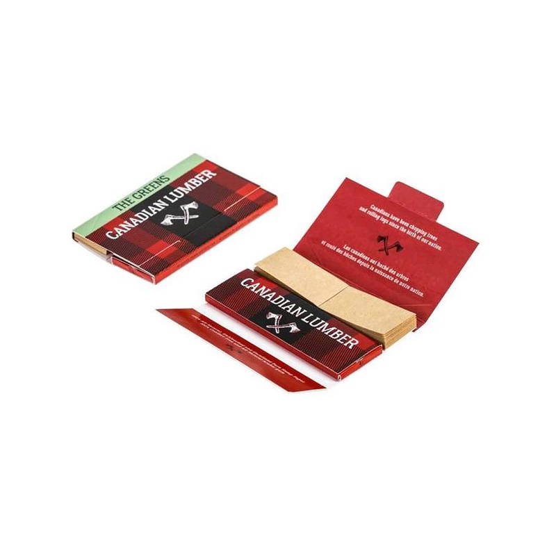 Canadian Lumber - The Greens 1.25" Papers with Tips 40/pk ~ 22 packs per box-0