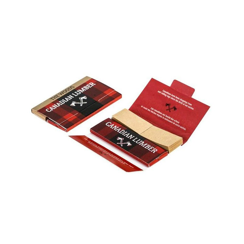 Canadian Lumber - The Woods 1.25" Papers with Tips 40/pk ~ 22 packs per box-0