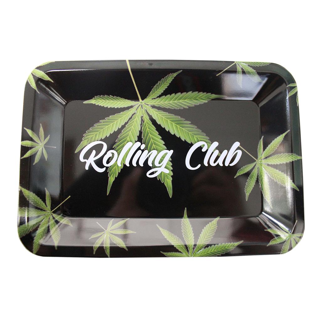 Rolling Club Metal Small Rolling Tray ~ Leaves-0