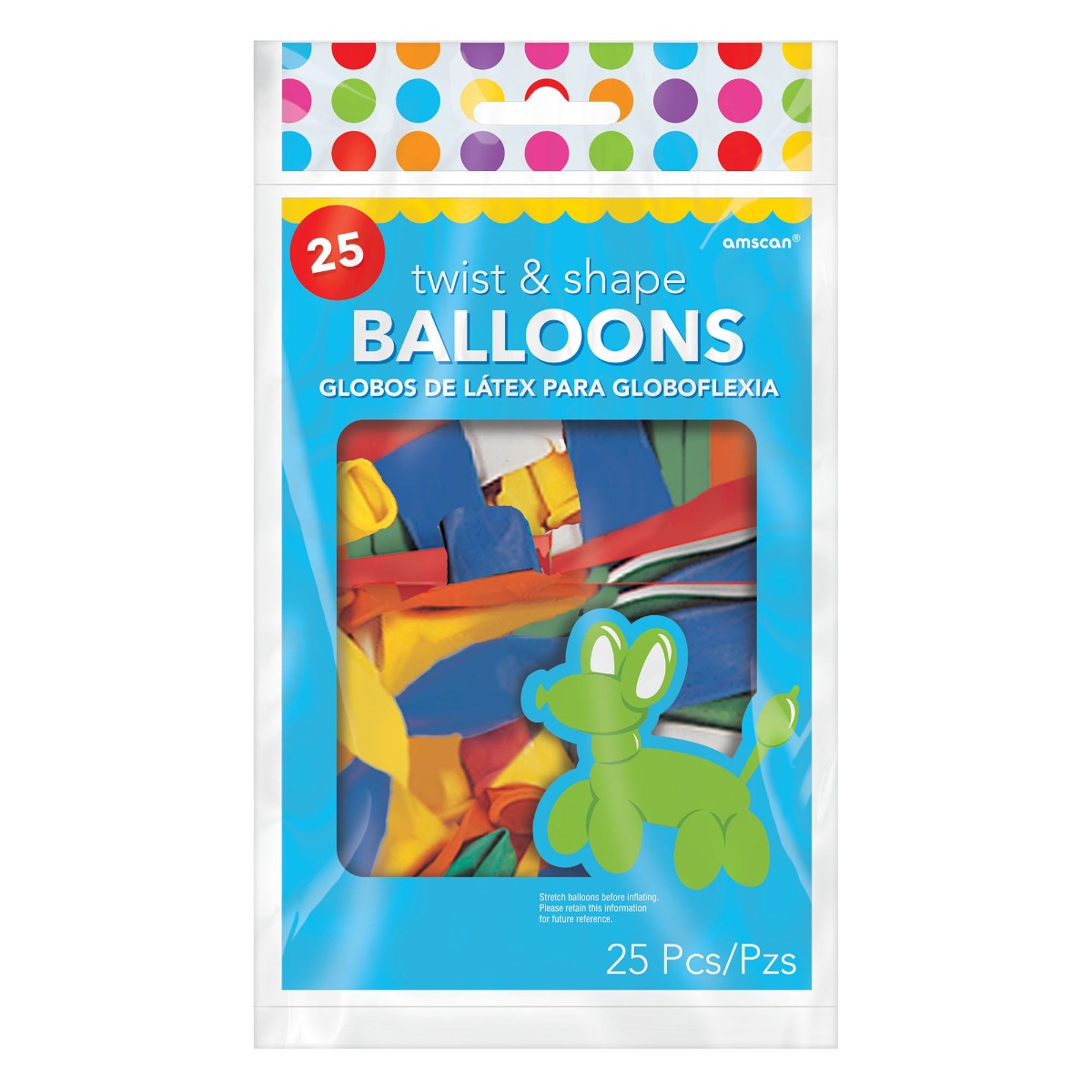 Twist & Shape Assorted Color Balloons ~ 25 per pack-0