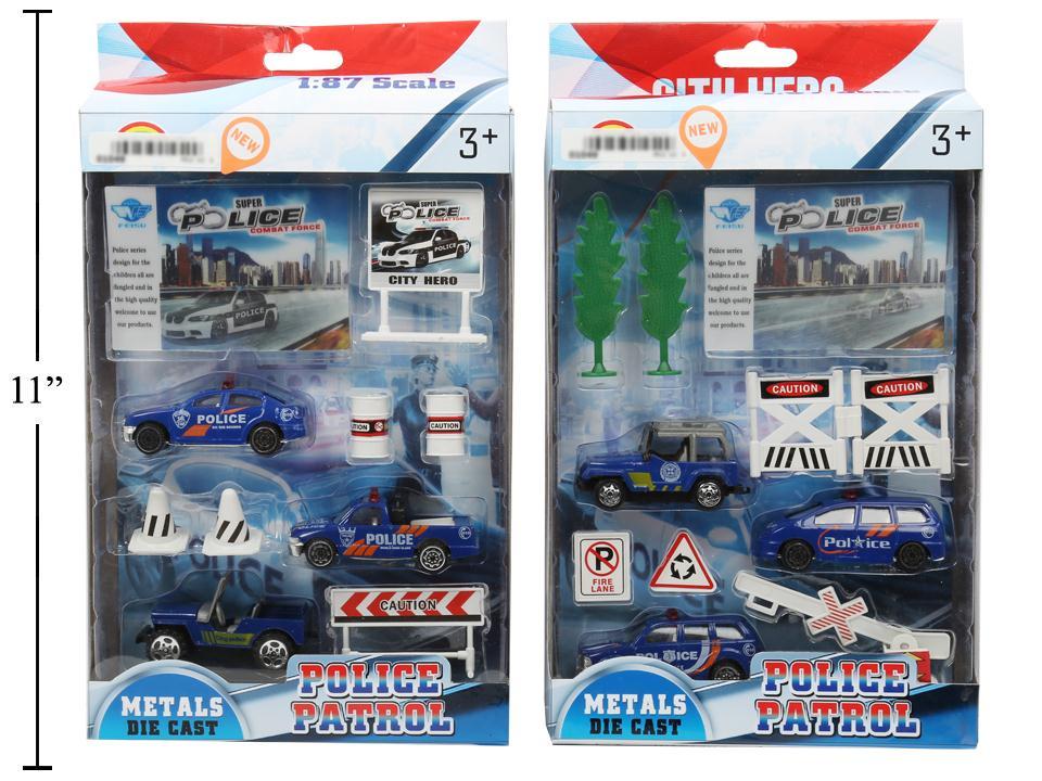 Die Cast Police Playset-0