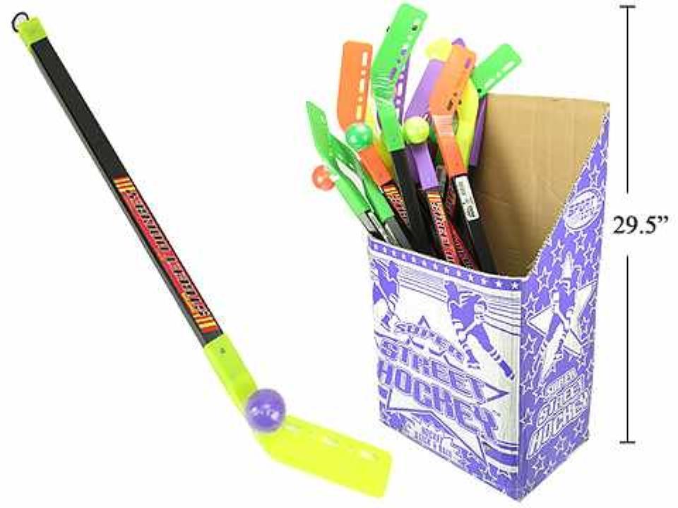 Summer Zone 30" Street Hockey Stick with Ball-0