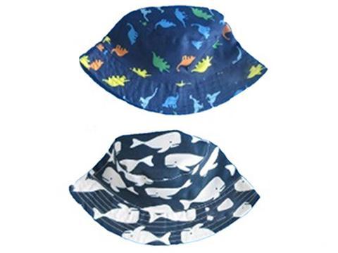 Boy's Reversible Printed Bucket Hat ~ 2 assorted-0