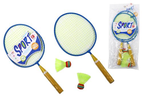 Badminton Set with 2 Racquets and 2 Birdies-0