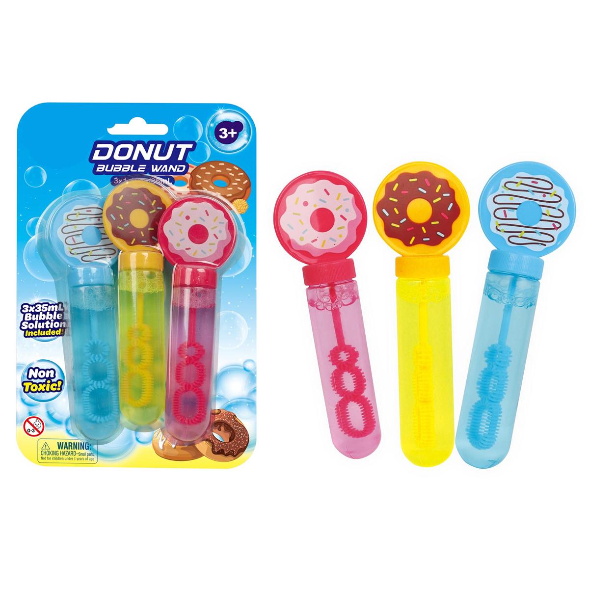 Sunny Dayz Doughnut Bubble Wands - 30ml ~ 3 per pack-0