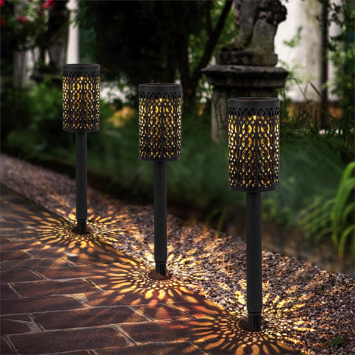 Solar LED Warm White Pathway Light - 11.5" ~ 12 per display-0