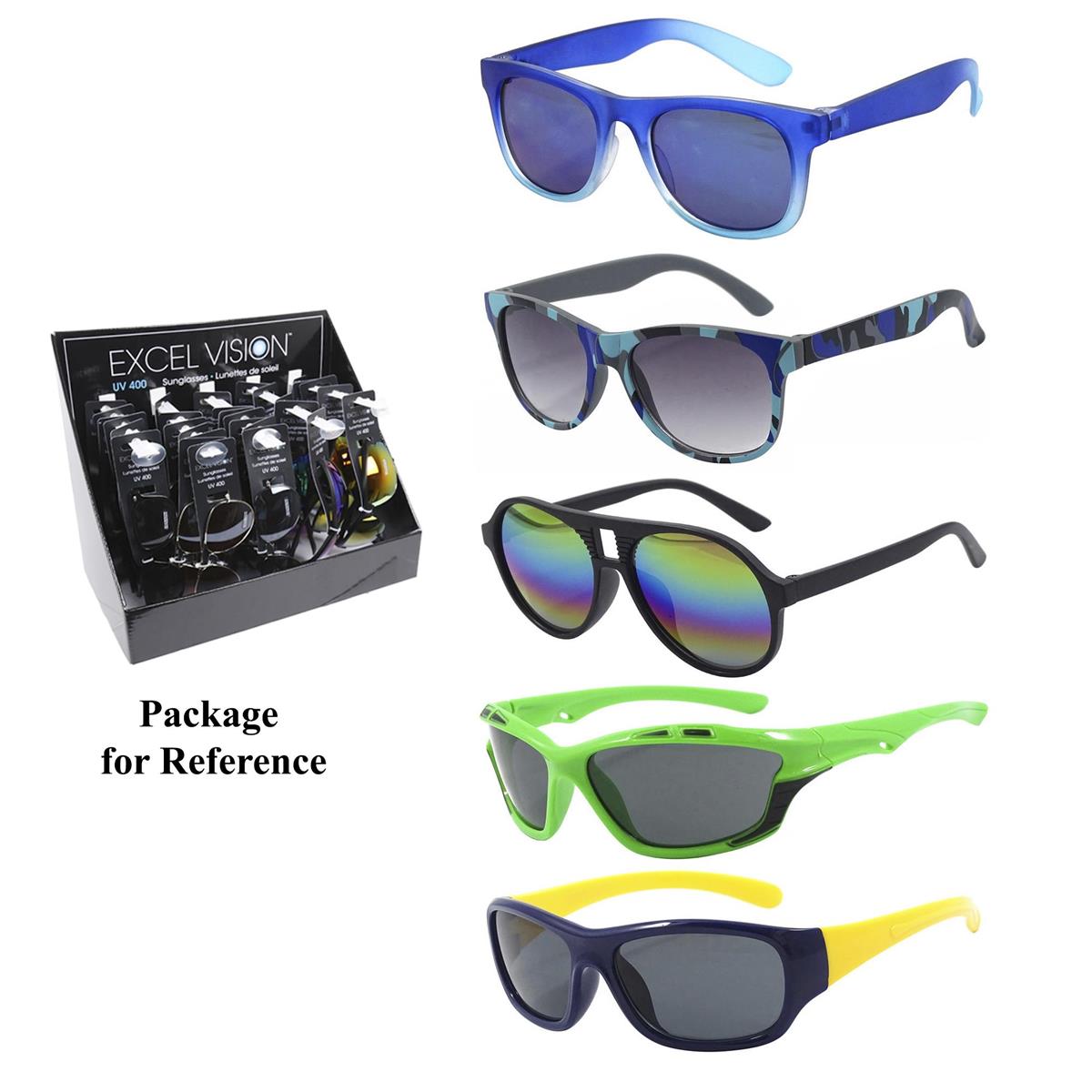 Excel Vision Boy's Sunglasses -0