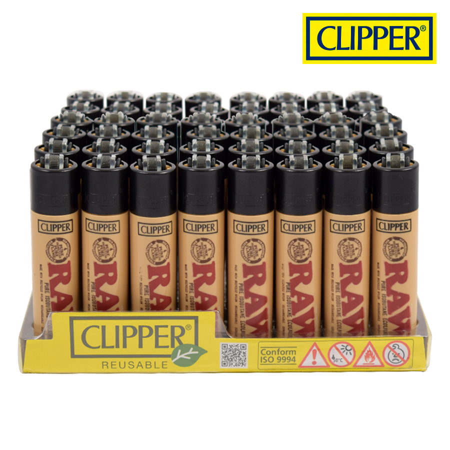 Clipper Round RAW Lighters ~ 48 per display-0