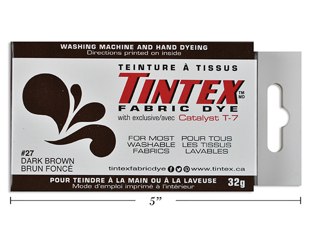 Tintex Fabric Dye - 32gr ~ Dark Brown-0