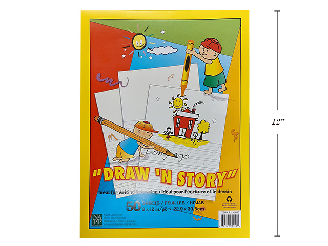 Selectum Draw & Story Pad - 9" x 12" ~ 50 sheets-0