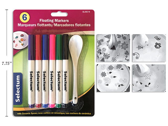 Selectum Floating Whiteboard Markers & Ceramic Spoon-0