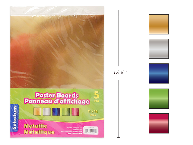 Selectum Poster Boards Metallic Colors - 11" x 14" ~ 5 per pack-0