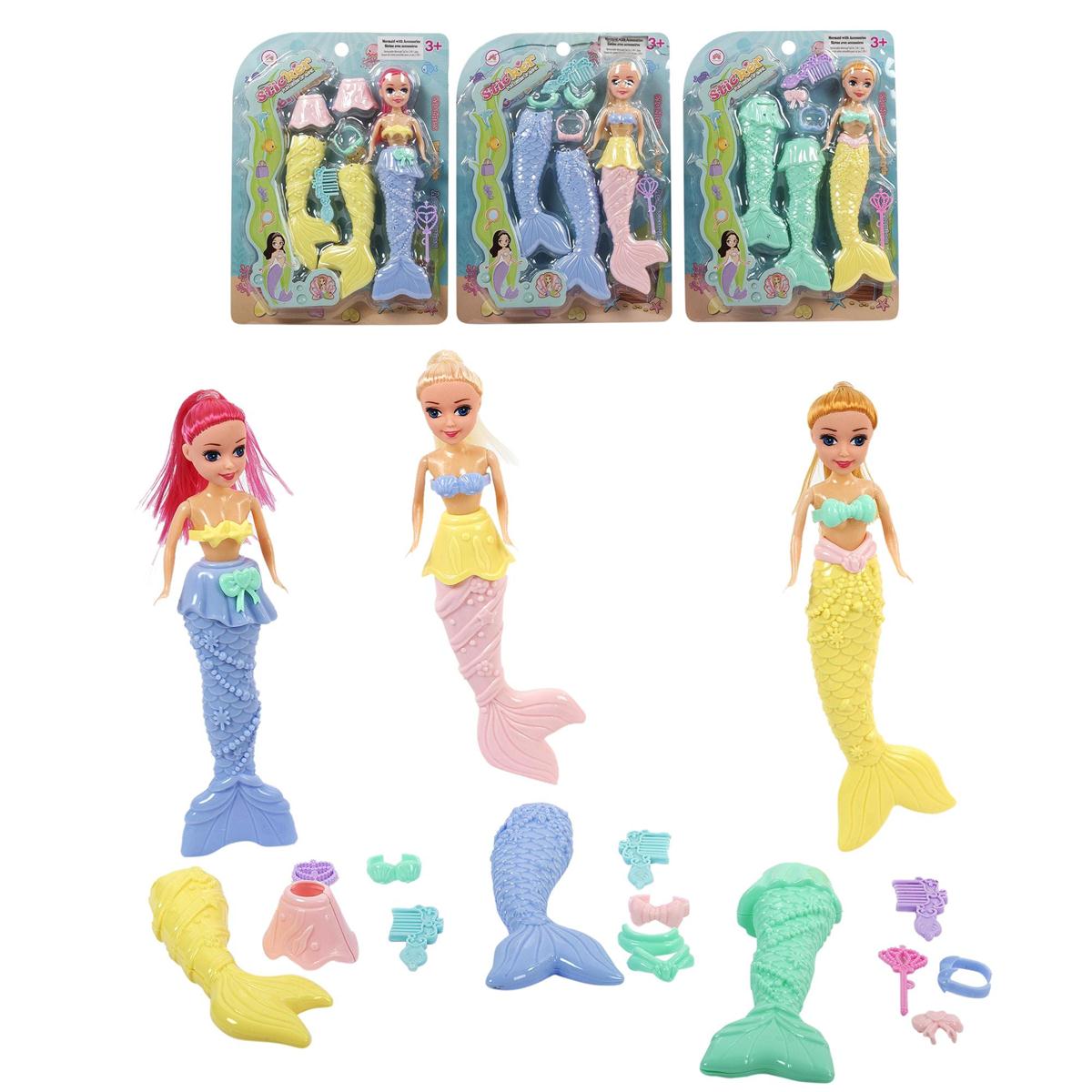 Mermaid with Accessories - 8"-0