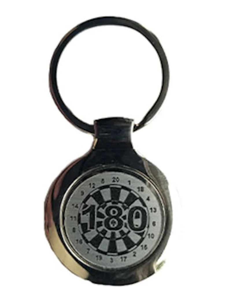 Dart Keychain - Engravable ~ 180 Dartboard-0