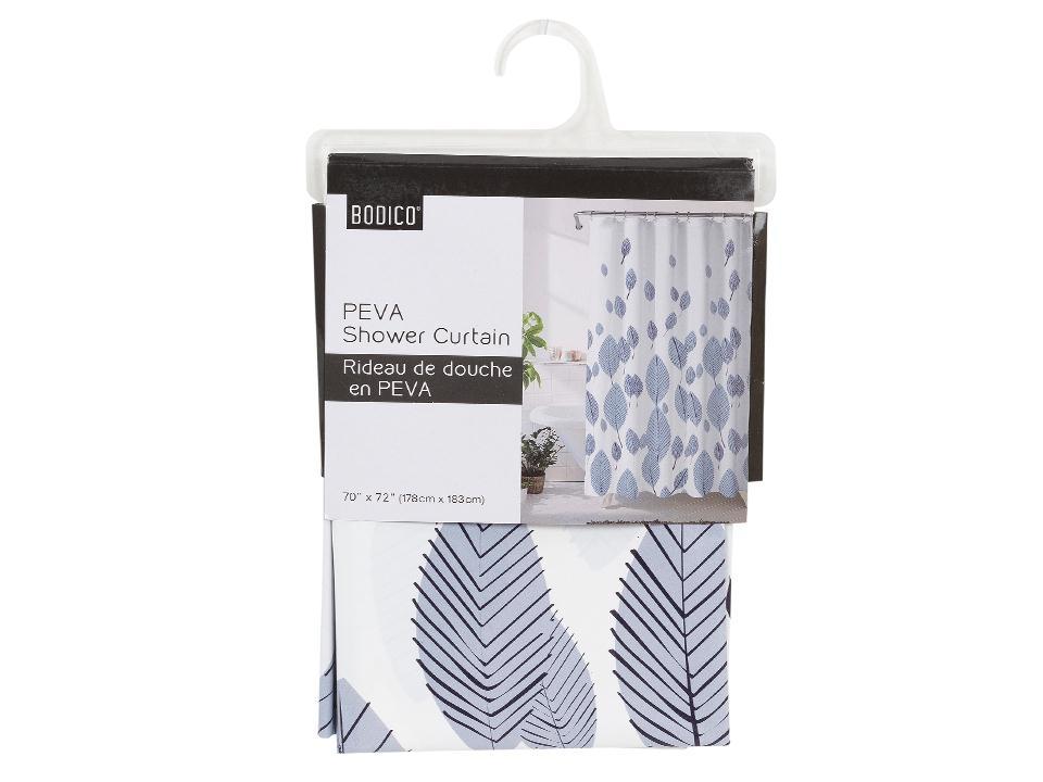 PEVA Shower Curtain - 70" x 72" ~ Leaves-0