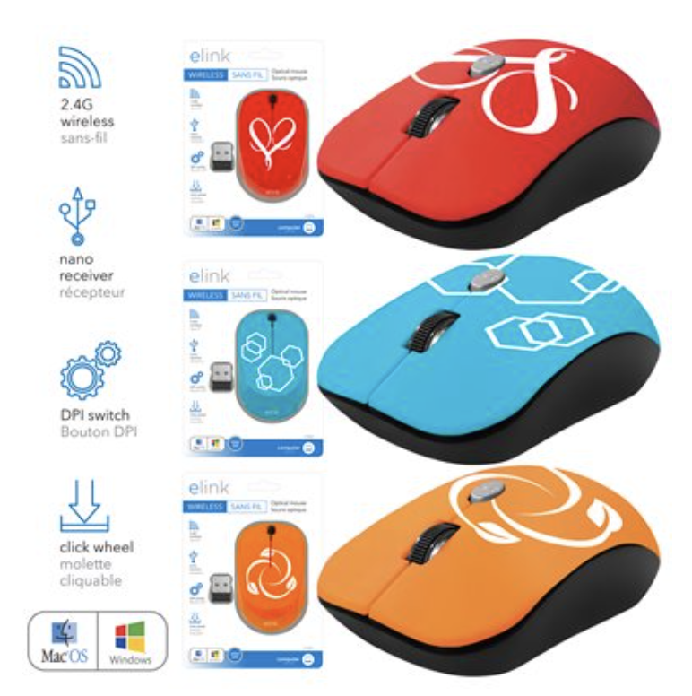 eLink Wireless Optical Computer Mouse-0
