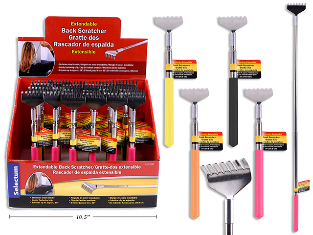 Selectum Extendable Back Scratcher ~ Display of 24-0
