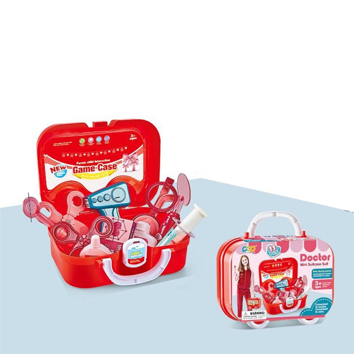 Doctor Playset with Lights in Carrying Case ~ 11 pieces-0