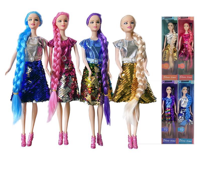 11" Fashion Doll with Bright Hair ~ 4 assorted-0
