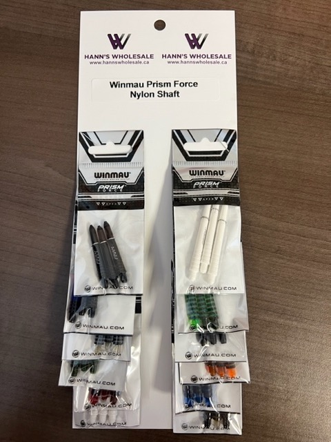 Winmau Prism Force Nylon Shafts ~ 12 per card-0