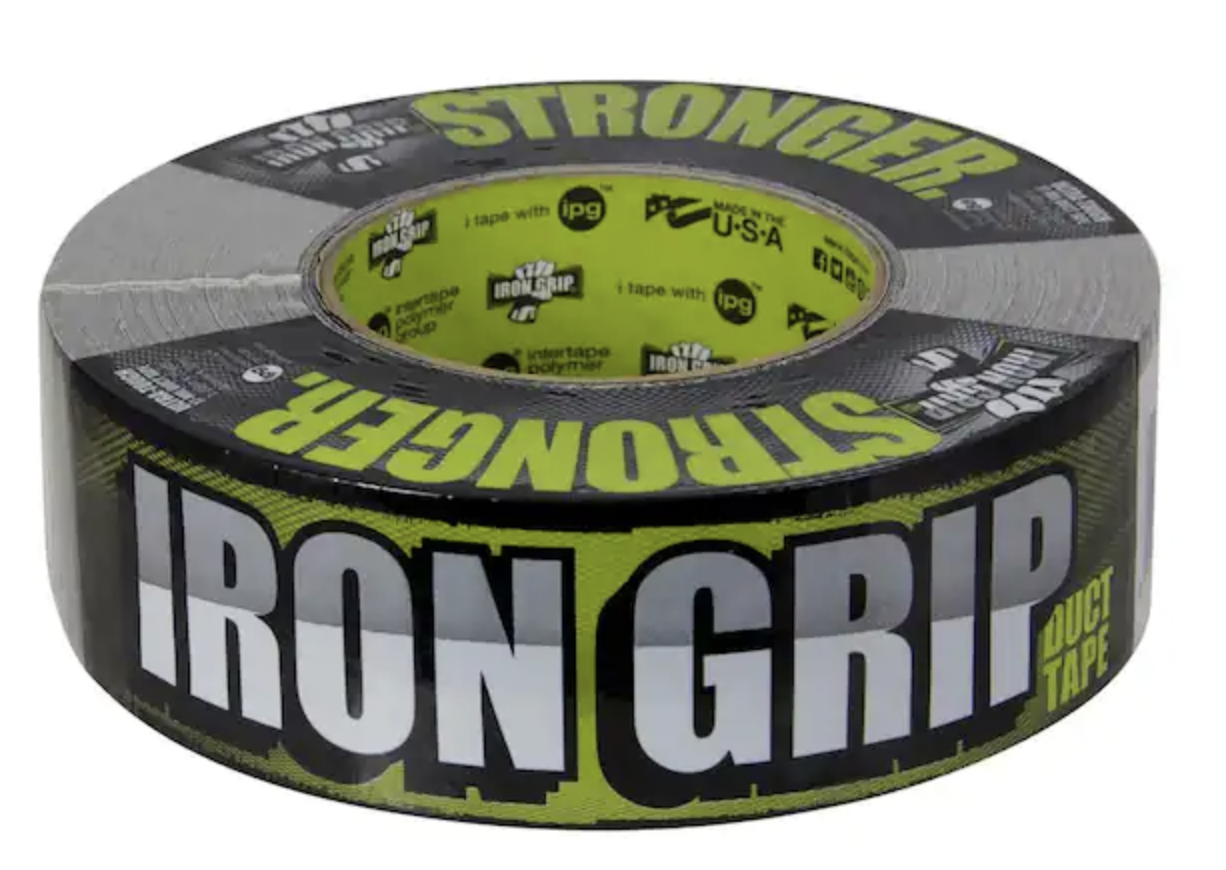Iron Grip Duct Tape - Aggresive All Purpose ~ 1.88" x 10yds-0
