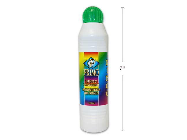 Primo Bingo Daubers 100ml ~ Green Ink-0